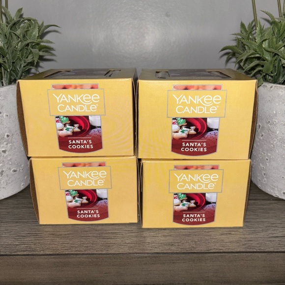 Yankee Candle Santa's Cookies Tealights Rare - Picture 1 of 2